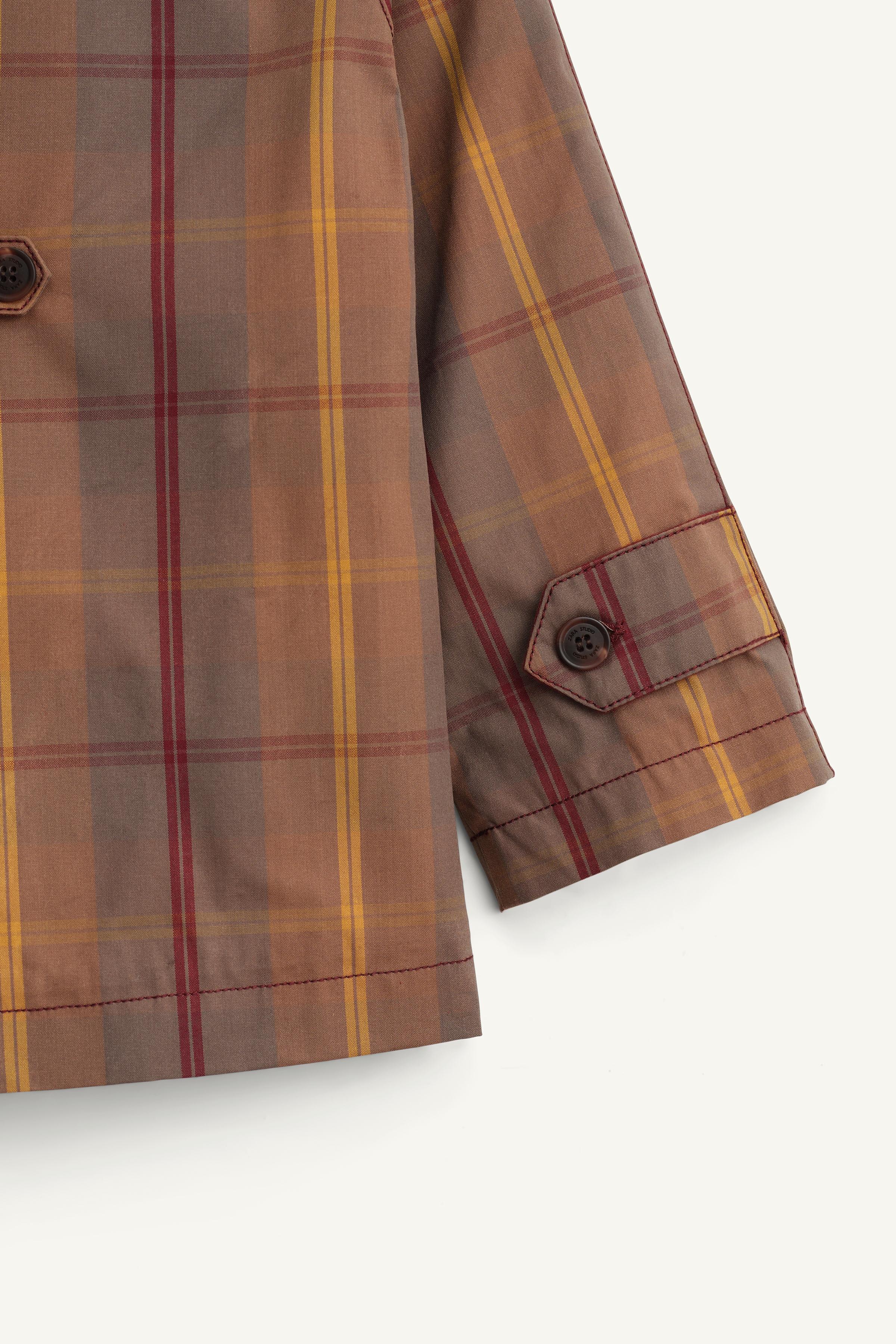 LIMITED EDITION PLAID WAXED COAT